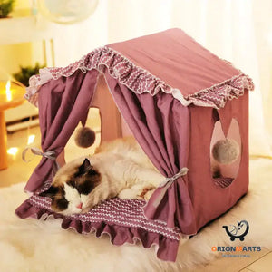 Foldable Cat Bed Tent