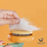 Pet Self-Cleaning Steel Wire Comb for Hair Removal