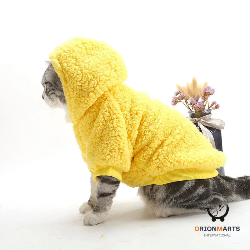 Solid Color Fleece Dog Cat Sweater