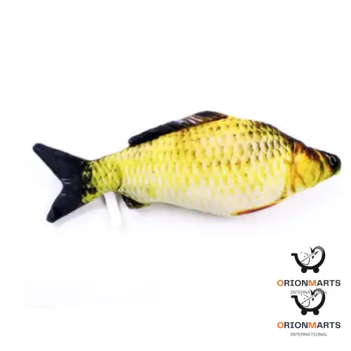 Fish-Shaped Catnip Plush Toy