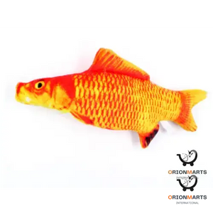 Fish-Shaped Catnip Plush Toy