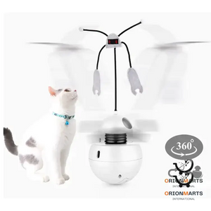 Funny 3-in-1 Cat Toy with Robot Tumbler and Laser Pointer