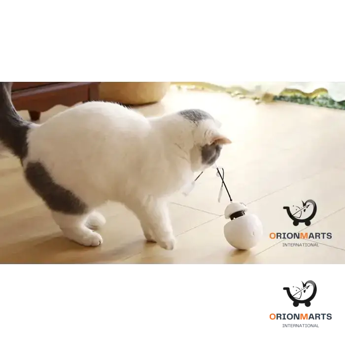 Funny 3-in-1 Cat Toy with Robot Tumbler and Laser Pointer