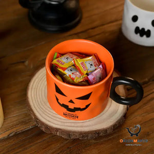 Pumpkin Ceramic Mug Halloween Gift