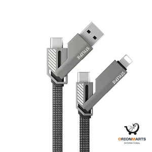 4-in-1 Double-headed Fast Charge Data Cable