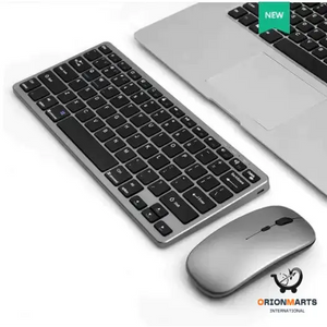 Wireless Silent Keyboard and Mouse Set with Charging