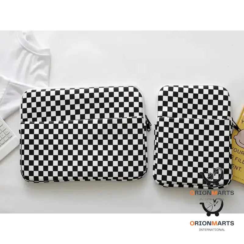 Checkerboard Storage Hand File Bag for Notebook