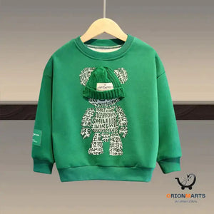 Children’s Sweater Two Pieces Suit for Spring Clothing