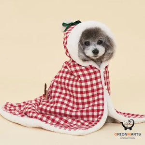 Lovely Christmas Pet Cloak