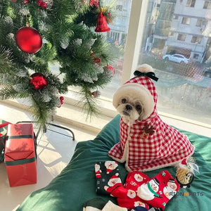 Lovely Christmas Pet Cloak