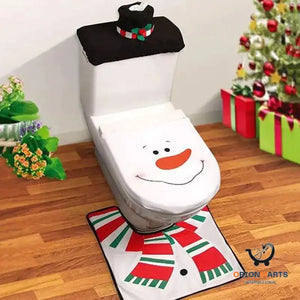 Festive Christmas Toilet Seat Cover