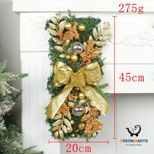 Festive Christmas Door Curtain with Hanger