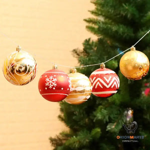 Bright Christmas Ball Decorations 6cm Set of 24