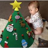 DIY Three-dimensional Felt Christmas Tree Pendant for Kids