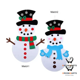 DIY Felt Christmas Toy Snowman