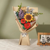 Wooden Flower Bouquet Puzzle