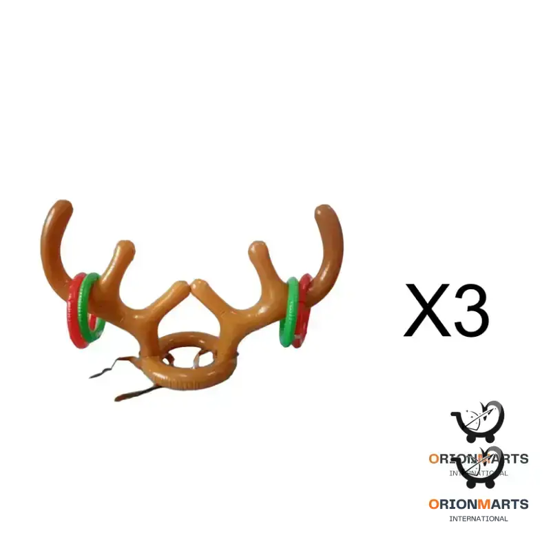 Interactive Christmas Inflatable Antler Hat Game