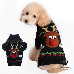 Winter Pet Sweater for Christmas