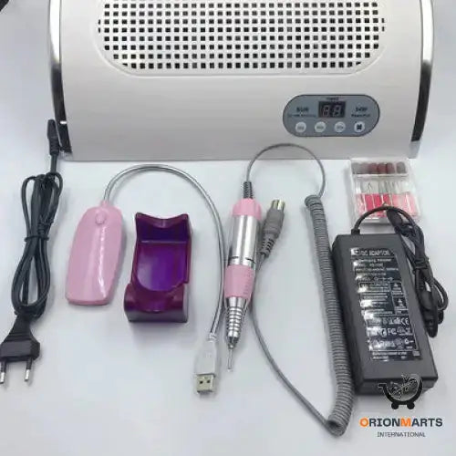 Electric Nail Drill and Cleaner Set