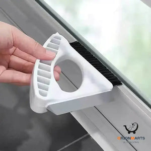 Window Cleaning Brush with Glass Scraper