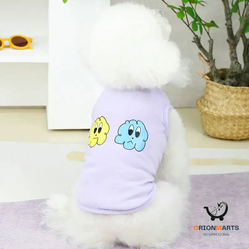 Pomeranian Teddy Laughing Cloud Vest