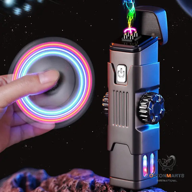 LED Light Fingertip Gyro with Colored Lights