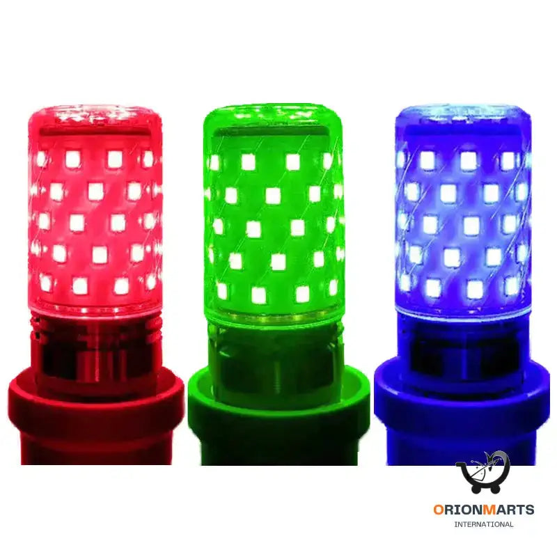 Colorful LED Corn Light Bulb E27E14 Screw Mouth