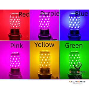 Colorful LED Corn Light Bulb E27E14 Screw Mouth