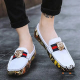 Trendy Men’s Leather Summer Sandals with Toe Layer Design