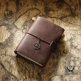 Vintage Cowhide Leather Travel Notebook