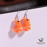 Quirky Crayfish Resin Earrings