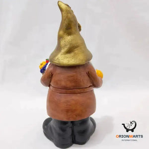 Creative Pumpkin Dwarf Sculpture