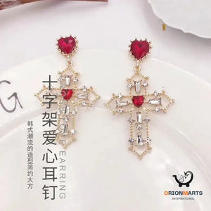 Ladies’ Cross Earrings