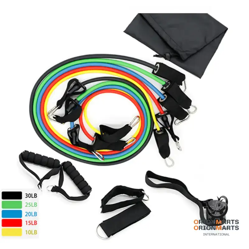 Latex Resistance Bands Set for Home Workouts