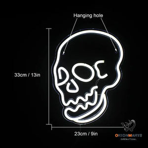 LED Neon Halloween Skull