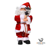 Electric Santa Claus Playing Instruments Music Doll Gift