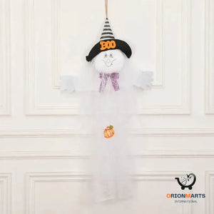 Yarn Foam Pumpkin Ghost Pendant