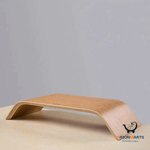 Wooden Laptop Stand Stability Bracket for Desk