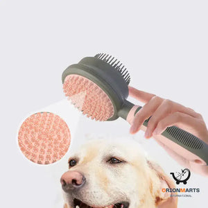 Self-Cleaning Pet Hair Removal Comb