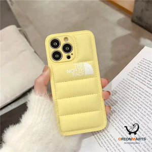 Fashion Brand Down Jacket Protective Phone Case