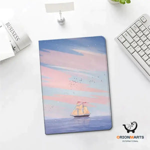 Dreamy Painting Style Silicone Sailing Cover
