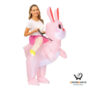 Easter Inflatable White Rabbit