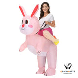 Easter Inflatable White Rabbit