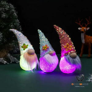 Easter Window Decor with Santa Claus Lights