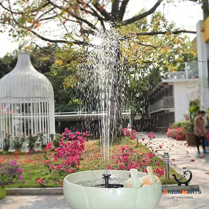 Classic Round Solar-Powered Fountain