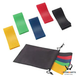 5 Level Resistance Bands Set for Yoga Pilates and Strength