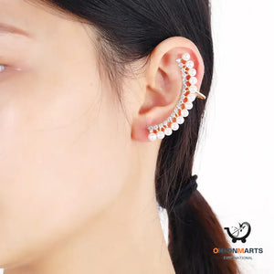 Exaggerated Diamond-studded Earrings