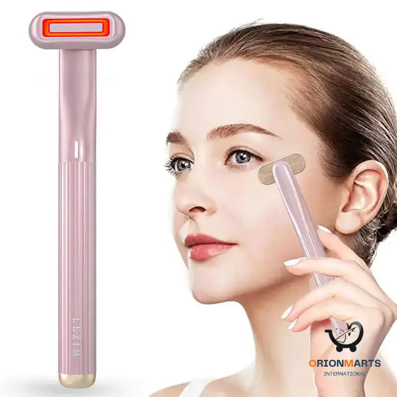 5-in-1 Eye and Face Massage Tool with Red LED Light