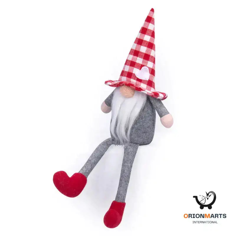 Faceless Sitting Rudolph Doll for Valentine’s Day