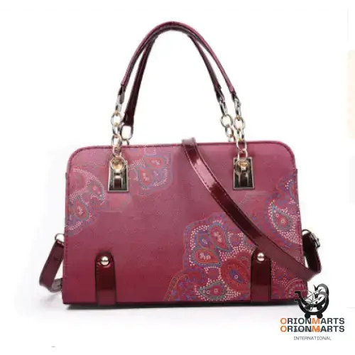 Fashionable Printed Mother Handbag
